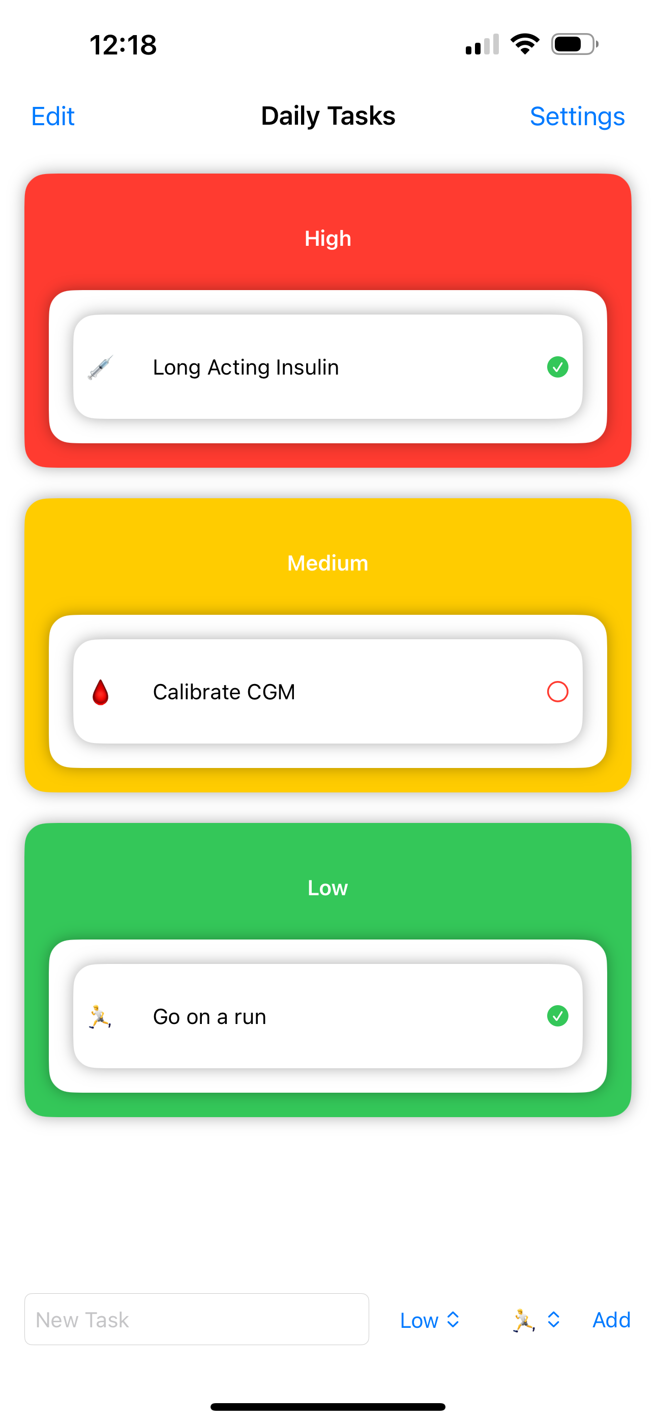 DailyTask Screenshot 1