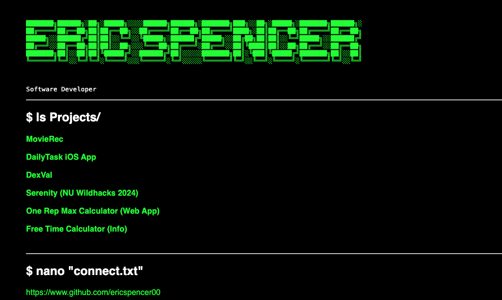 Old Website